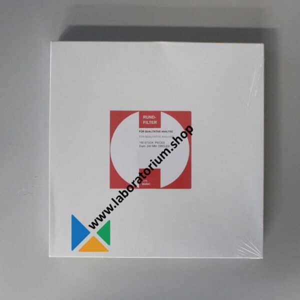 Filterpapier 240 mm, kwalitatief, langzaam filtrerend, poriegrootte 8 μm