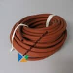 Gasslang 10 mm, uitw. diam. 14 mm, voor gasbranders, rood, per meter