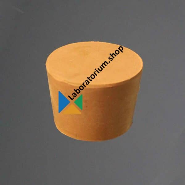 Rubber stop 55-65 mm zonder gat rood massief hoogte 45 mm