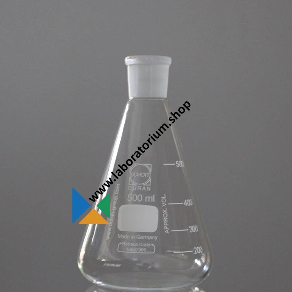 Erlenmeyer met slijpstuk NS45/40 - zonder stop - DURAN Borosilicaatglas 3.3