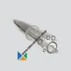 Glazen buis uitw. diam. 7 mm, inw. diam. 5 mm, lengte 1500 mm, kalk-soda glas