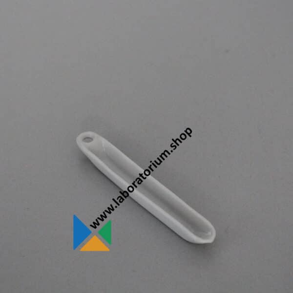 Verbrandingsschuitje 95x15x14 mm porselein, met oogje, geglazuurd