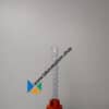 Maatcilinder hoog model, klasse B, blauw, met plastic voet