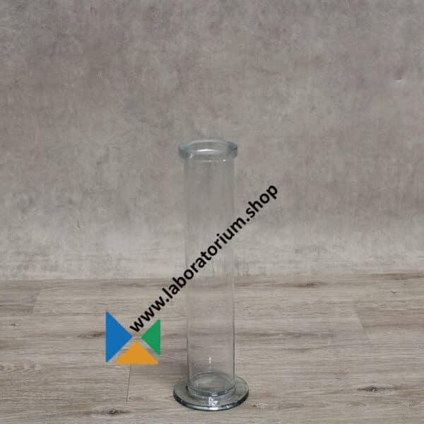 Stand-cilinder met ronde voet, zonder maatverdeling, vlakgeslepen rand