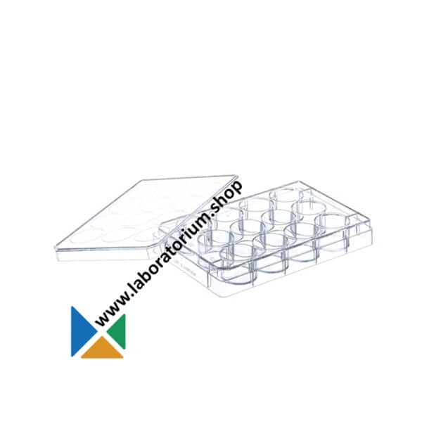 CELLSTAR 12-wells Celcultuur-platen PS vlakke bodem TC steriel, 10 st.