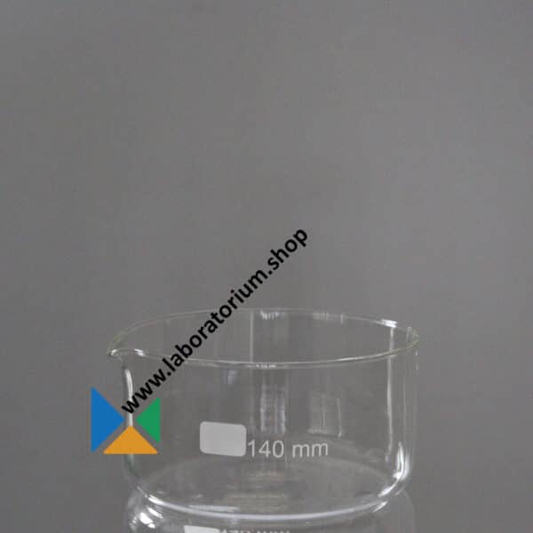 Kristalliseerschaal 900 mL met schenktuit - uitw.diam. 140 mm - borosilicaatglas 3.3