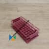 Heathrow Reageerbuisrek voor buizen tot 16 mm - POM - 6x12 vakken - magenta